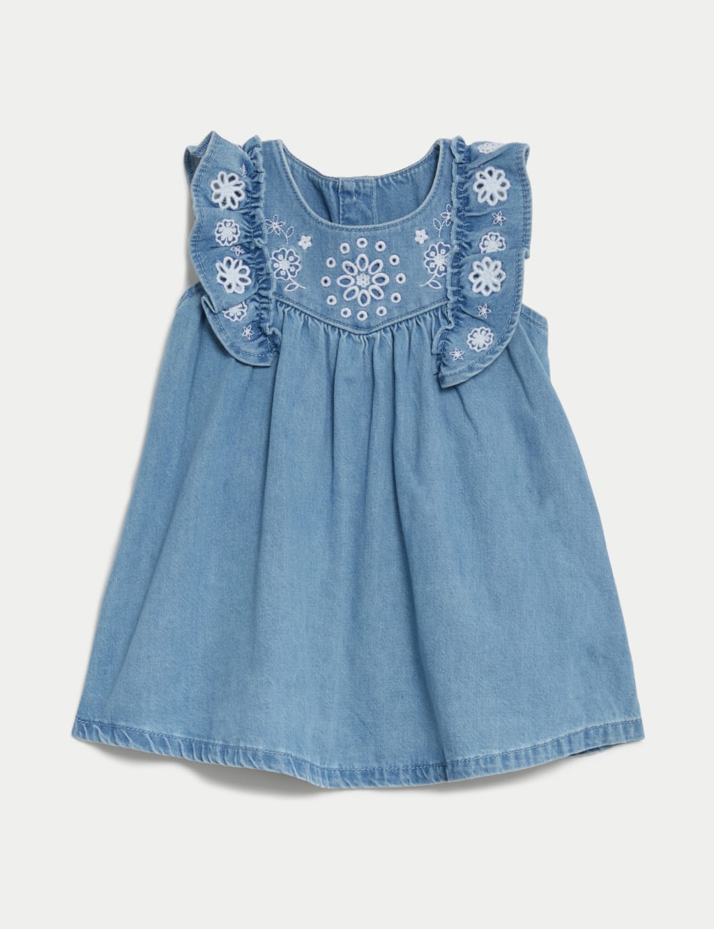 Blue colour dress store for baby girl