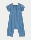 Cotton Rich Embroidered Romper (0-3 Yrs)
