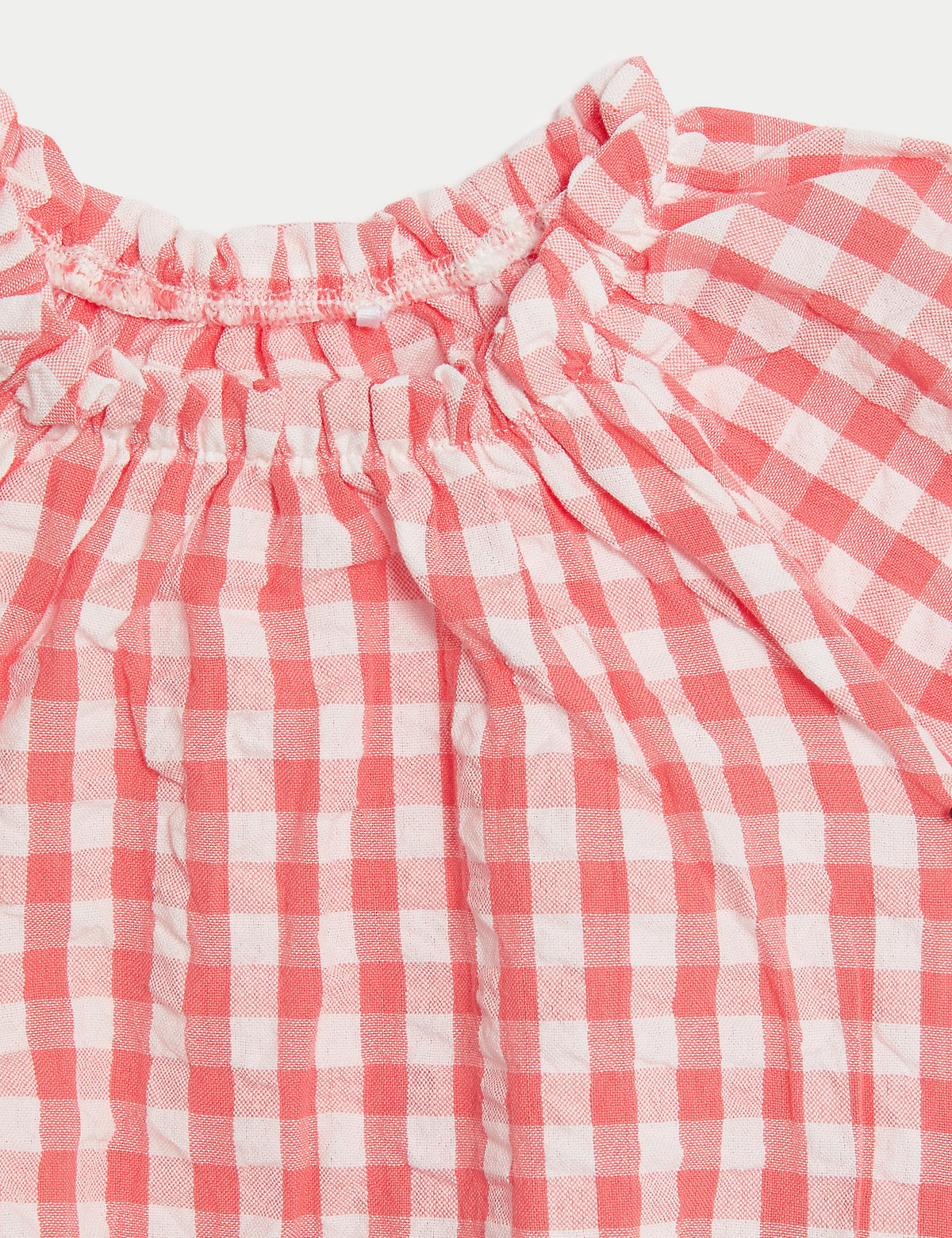 Pure Cotton Gingham Outfit (0-3 Yrs)