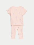 2pc Cotton Rich Strawberry Outfit (0-3 Yrs)