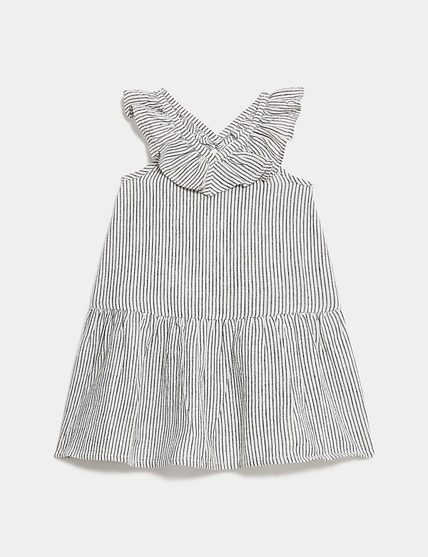 Cotton Rich Striped Dress (0-3 Yrs) - SI