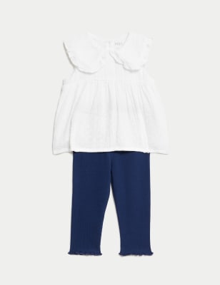 

Girls M&S Collection 2pc Cotton Rich Outfit (0-3 Yrs) - Pink Mix, Pink Mix