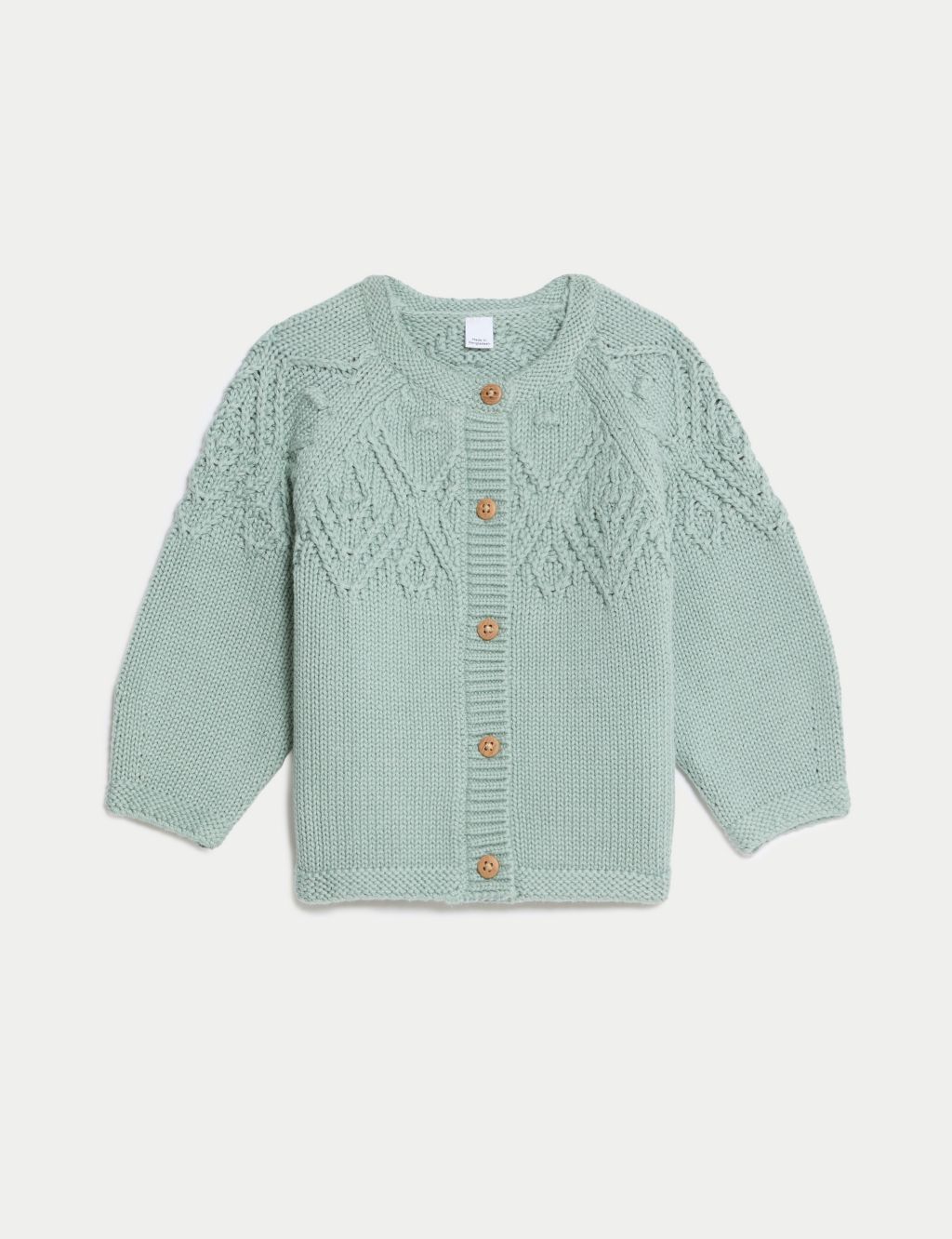 Pure Cotton Patterned Cardigan (0-3 Yrs)