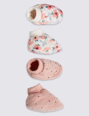 marks and spencer baby booties