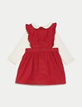 3pc Cotton Rich Christmas Sleigh Outfit (0-3 Yrs)