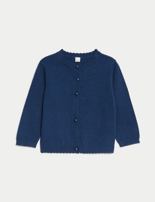 Knitted Scallop Cardigan (0-3 Yrs)