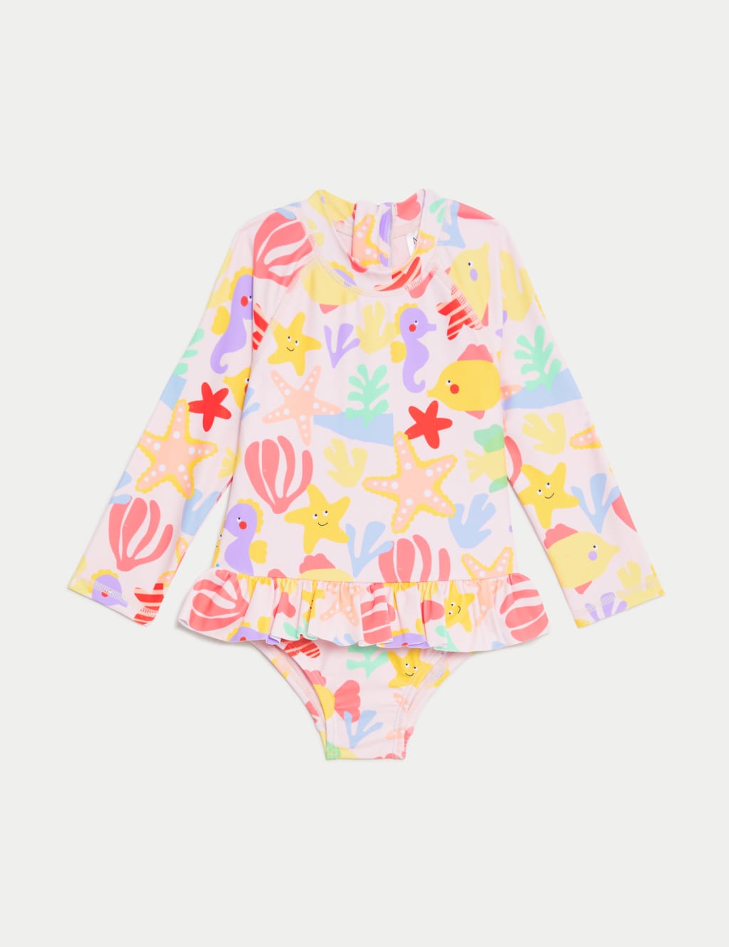 Long Sleeve Sea Life Swimsuit (0-3 Yrs)