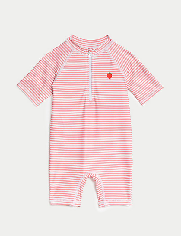 Striped Zip Swimsuit (0-3 Yrs) - CH