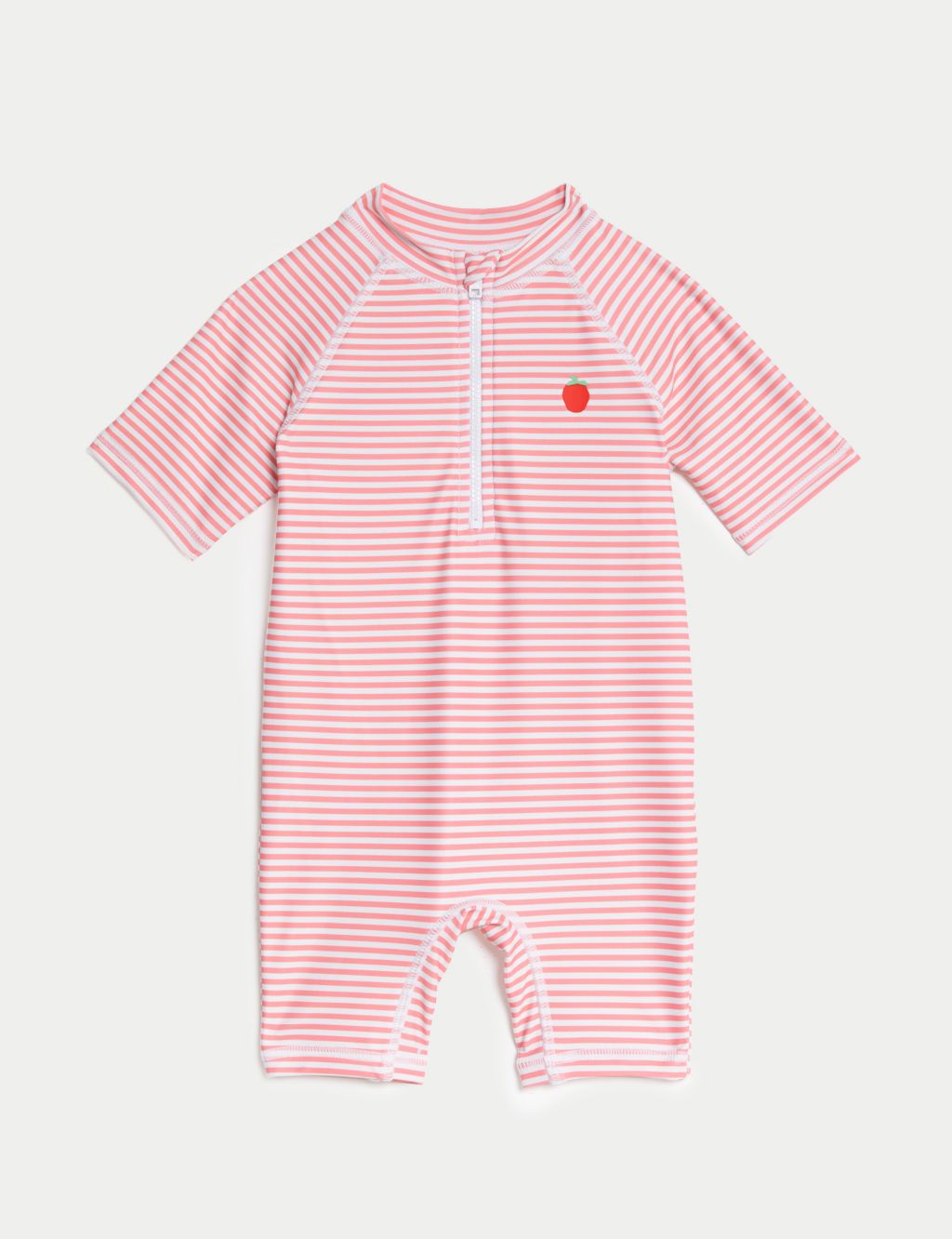 Striped Zip Swimsuit (0-3 Yrs) image 1
