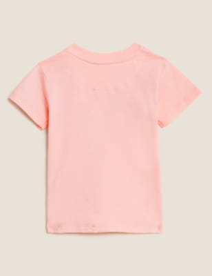 

Girls Pure Cotton Love This Day Slogan T-Shirt (0-3 Yrs) - Pink, Pink