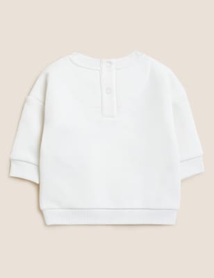 

M&S Collection Sudadera de algodón de Minnie Mouse™ (0-3 años) - Cream Mix, Cream Mix
