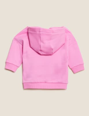 

M&S Collection Sudadera con capucha de algodón de Minnie Mouse™ (0-3 años) - Pink Mix, Pink Mix