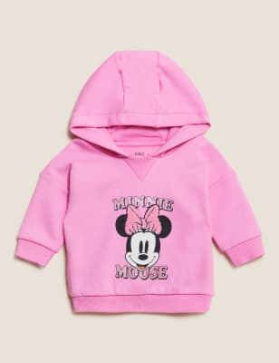 Pink minnie store mouse hoodie