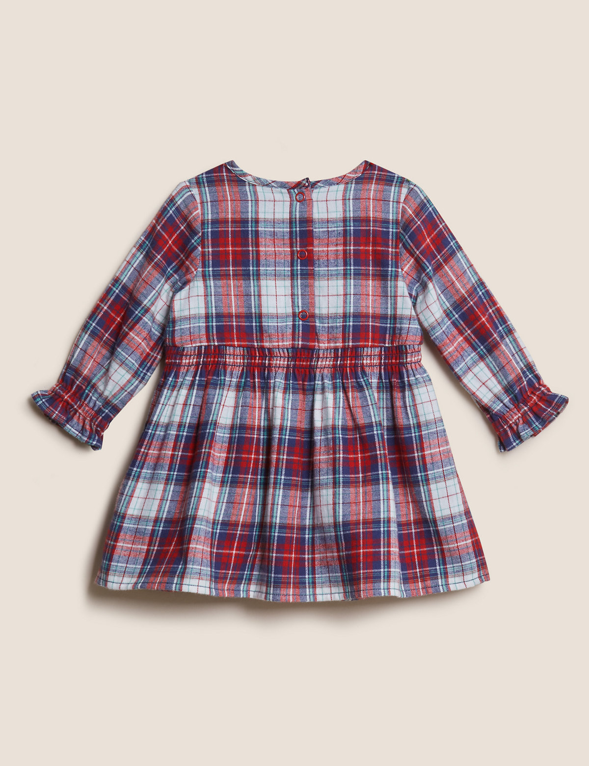 2pc Pure Cotton Check Print Outfit (0-3 Yrs)