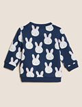 Cotton Rich Bunny Print Sweatshirt (0-3 Yrs)