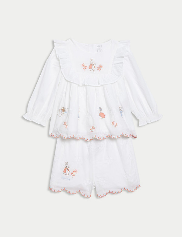 2pc Pure Cotton Peter Rabbit™ Outfit (0-3 Yrs) - ES