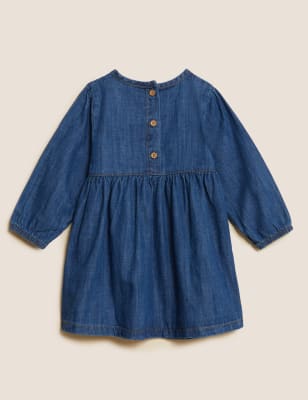 

Girls M&S Collection 2pc Cotton Rich Embroidered Outfit (0 - 3 Yrs) - Denim, Denim