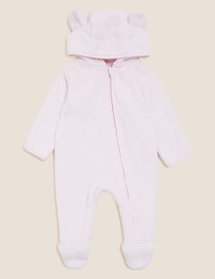 

M&S Collection Mono con capucha (7 lbs-12 meses) - Soft Pink, Soft Pink