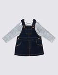 2 Piece Bodysuit & Pinafore Outfit (0-3 Yrs)