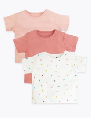 Lot de 3&nbsp;t-shirts en coton biologique