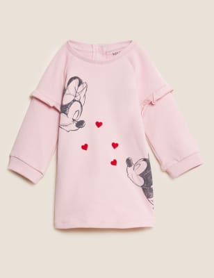 

Girls M&S Collection Cotton Rich Mickey™ and Minnie™ Dress (0-3 Yrs) - Pink Mix, Pink Mix