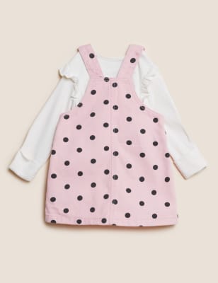 

M&S Collection 2-teiliges Outfit aus reiner Baumwolle mit Minnie Mouse™-Motiv (0-3 J.) - Denim, Denim
