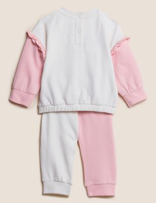Girls 2pc Cotton Rich Minnie Mouse™ Outfit (0-3 Yrs) - Pink Mix