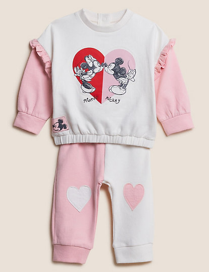 2pc Cotton Rich Minnie Mouse™ Outfit (0-3 Yrs)