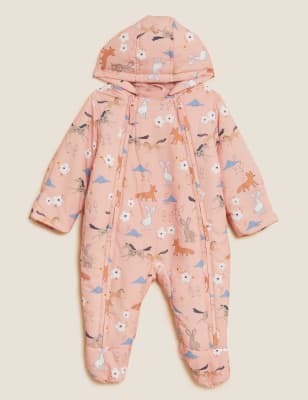 Baby girl hot sale snowsuit sale