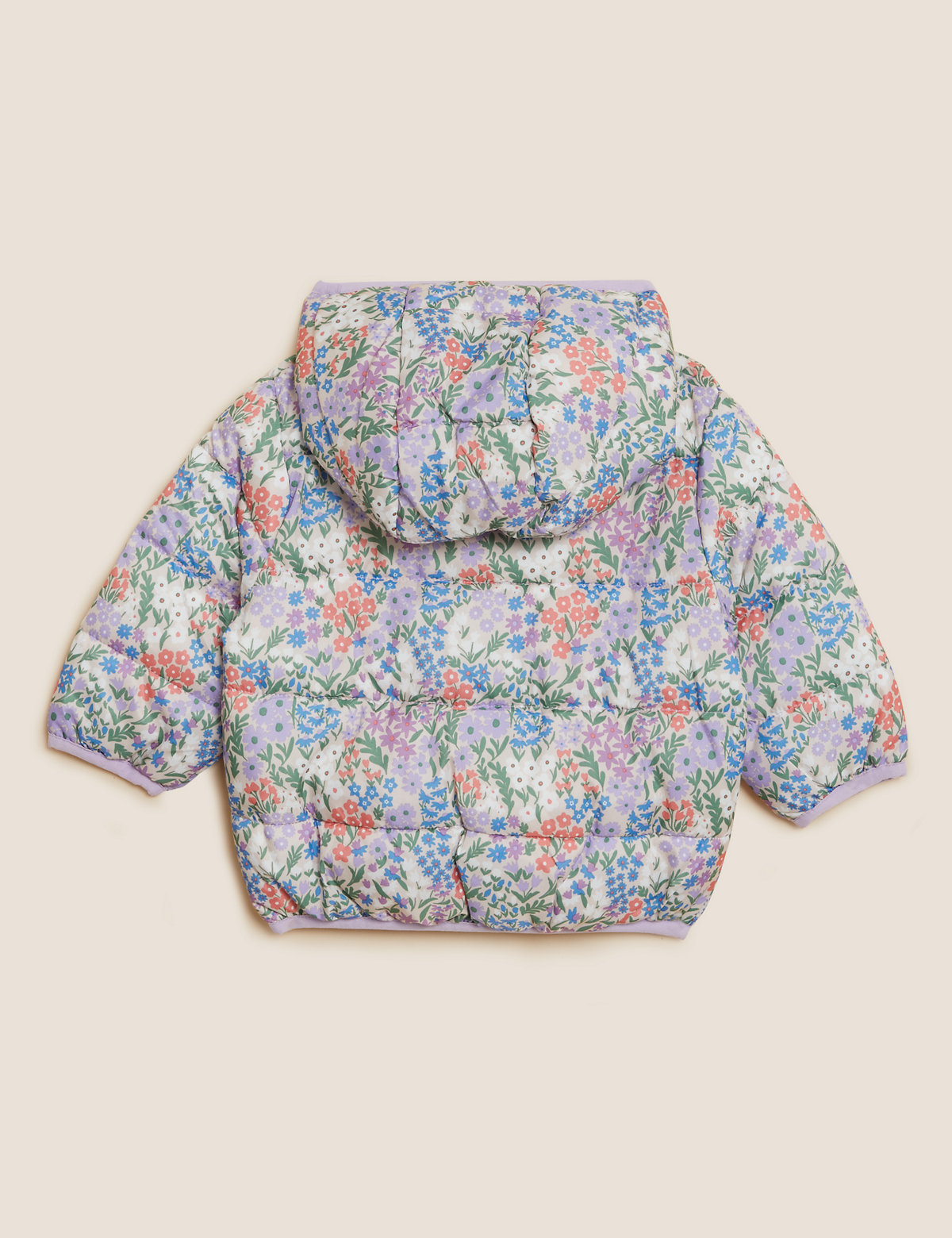 Flower Printed Padded Jacket
