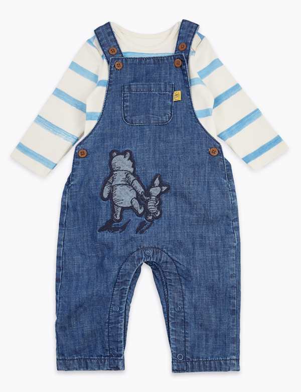 Winnie The Pooh & Friends™ Dungaree Outfit (7lbs-36 Mths)