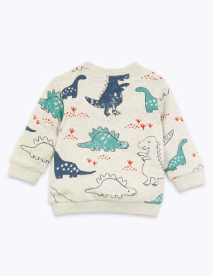 dinosaur print sweatshirt