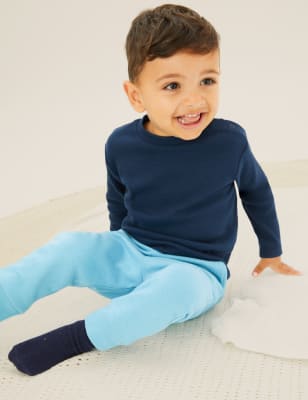 

M&S Collection T-Shirt mit hohem Baumwollanteil (0-3 J.) - Indigo, Indigo