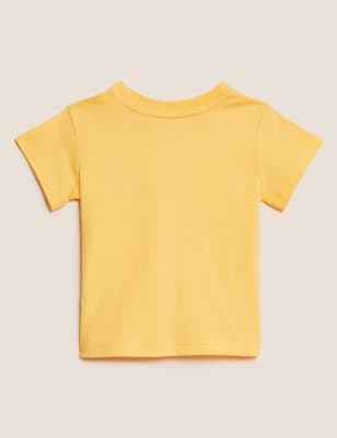 

M&S Collection Camiseta 100% algodón con diseño de elefantes (0-3 años) - Multi, Multi