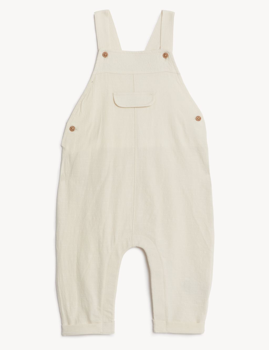 2pc Cotton Blend Dungarees Outfit (0-3 Yrs) image 4