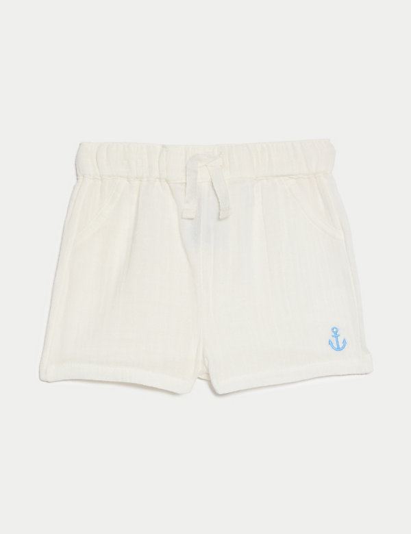 Pure Cotton Shorts (0-3 Yrs) - US