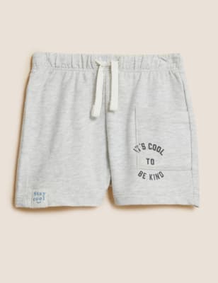

M&S Collection Pack de 3 pantalones cortos de algodón estampados (0-3 años) - Multi, Multi