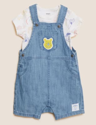 

Boys 2pc Pure Cotton Winnie The Pooh™ Outfit (0-3 Yrs) - Denim, Denim