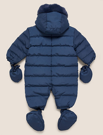Padded Hooded Snowsuit (0-3 Yrs)