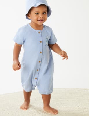 

Boys M&S Collection 2pc Pure Cotton Peter Rabbit™ Outfit (0 - 3 Yrs) - Blue Mix, Blue Mix