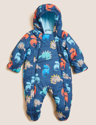 

M&S Collection Overall mit Dinosauriermotiv (0-3 Jahre) - Blue Mix, Blue Mix