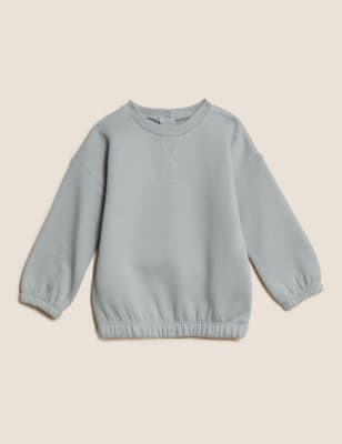 

M&S Collection 2-teiliges Outfit mit hohem Baumwollanteil und Pullover (0-3 J.) - Soft Green, Soft Green