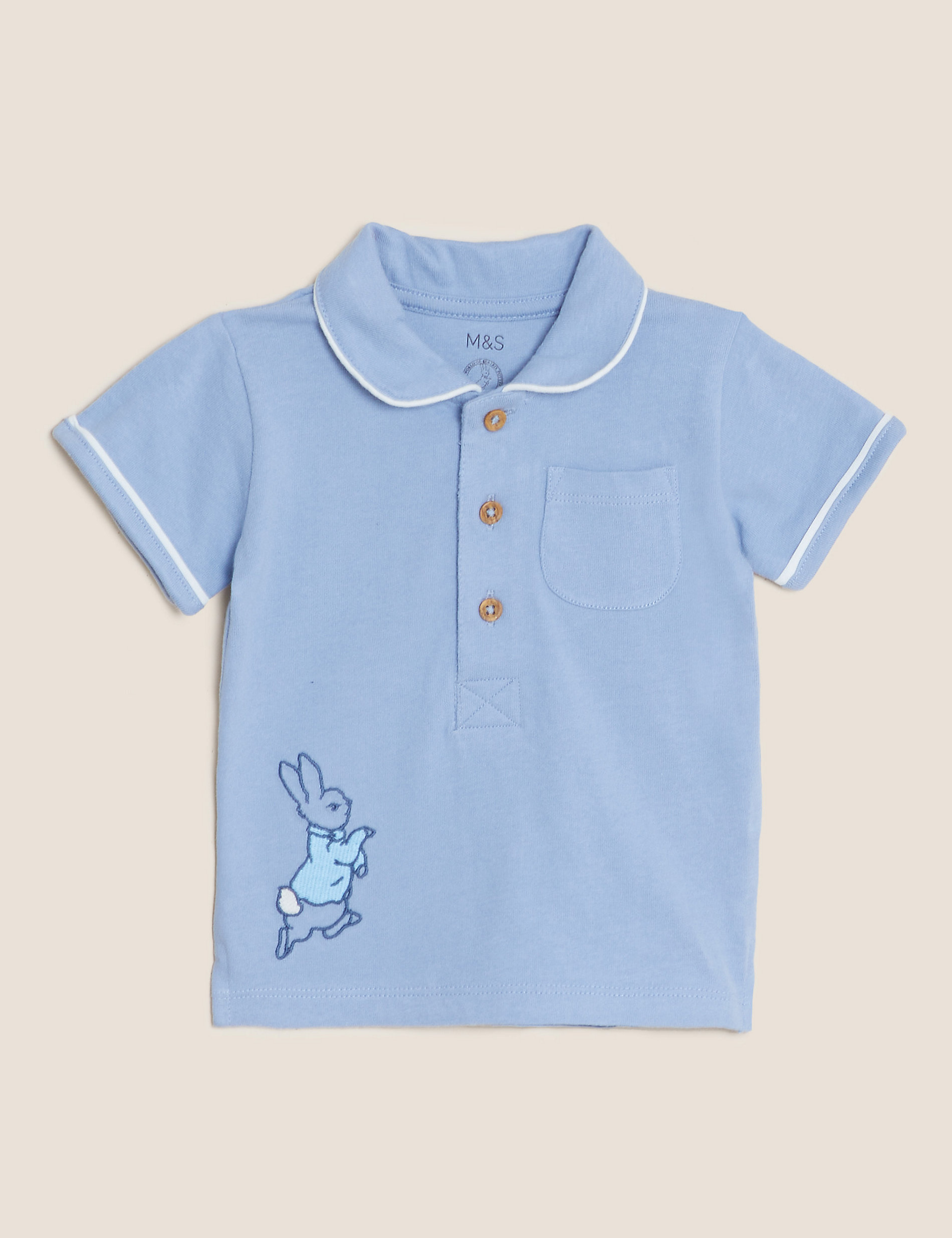 2pc Cotton Rich Peter Rabbit™ Shorts Outfit (0 - 3 Yrs)