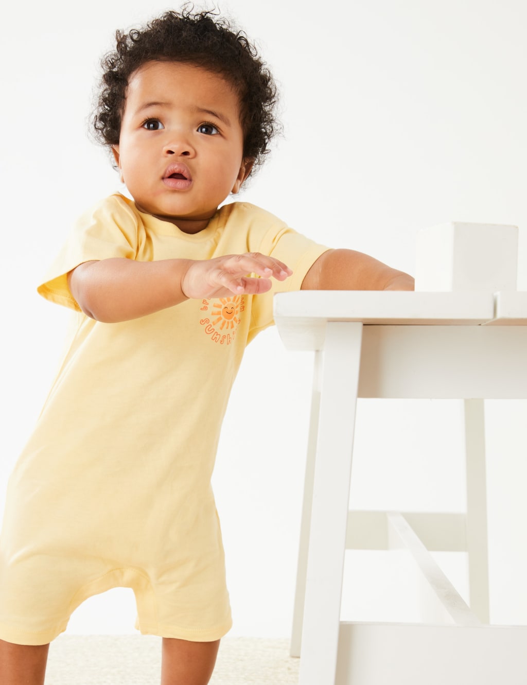 Pure Cotton Sunshine Romper (0-3 Yrs) image 1