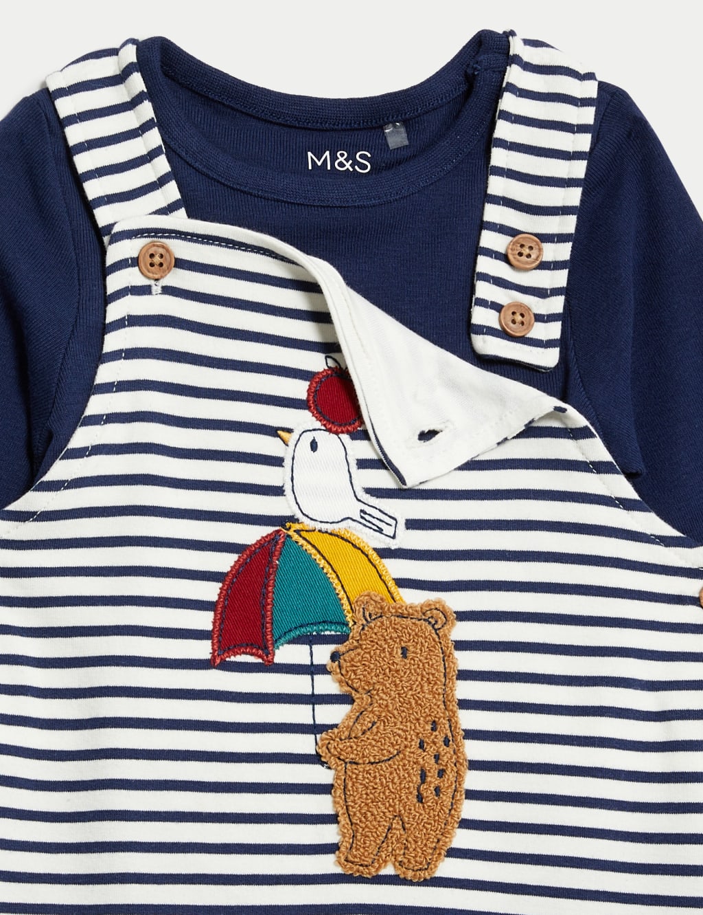2pc Cotton Rich Striped Outfit (0-3 Yrs) image 6
