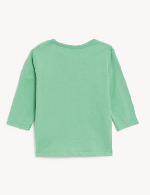 

Boys M&S Collection Pure Cotton Top (0-3 Yrs) - Green, Green