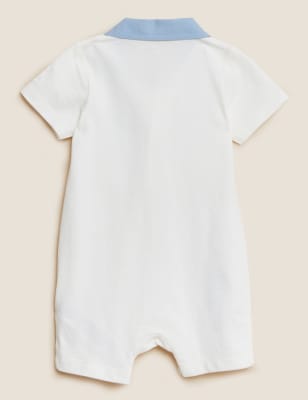 

M&S Collection Strampelanzug aus reiner Baumwolle mit Peter Rabbit™-Motiv (0-3 J.) - Cream Mix, Cream Mix