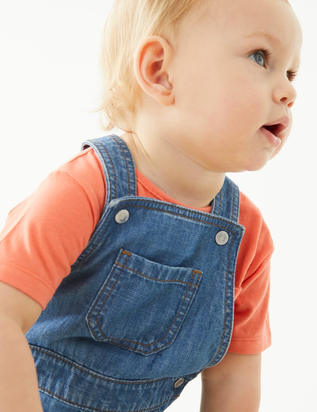 Denim Bibshort (0-3 Yrs) image 4