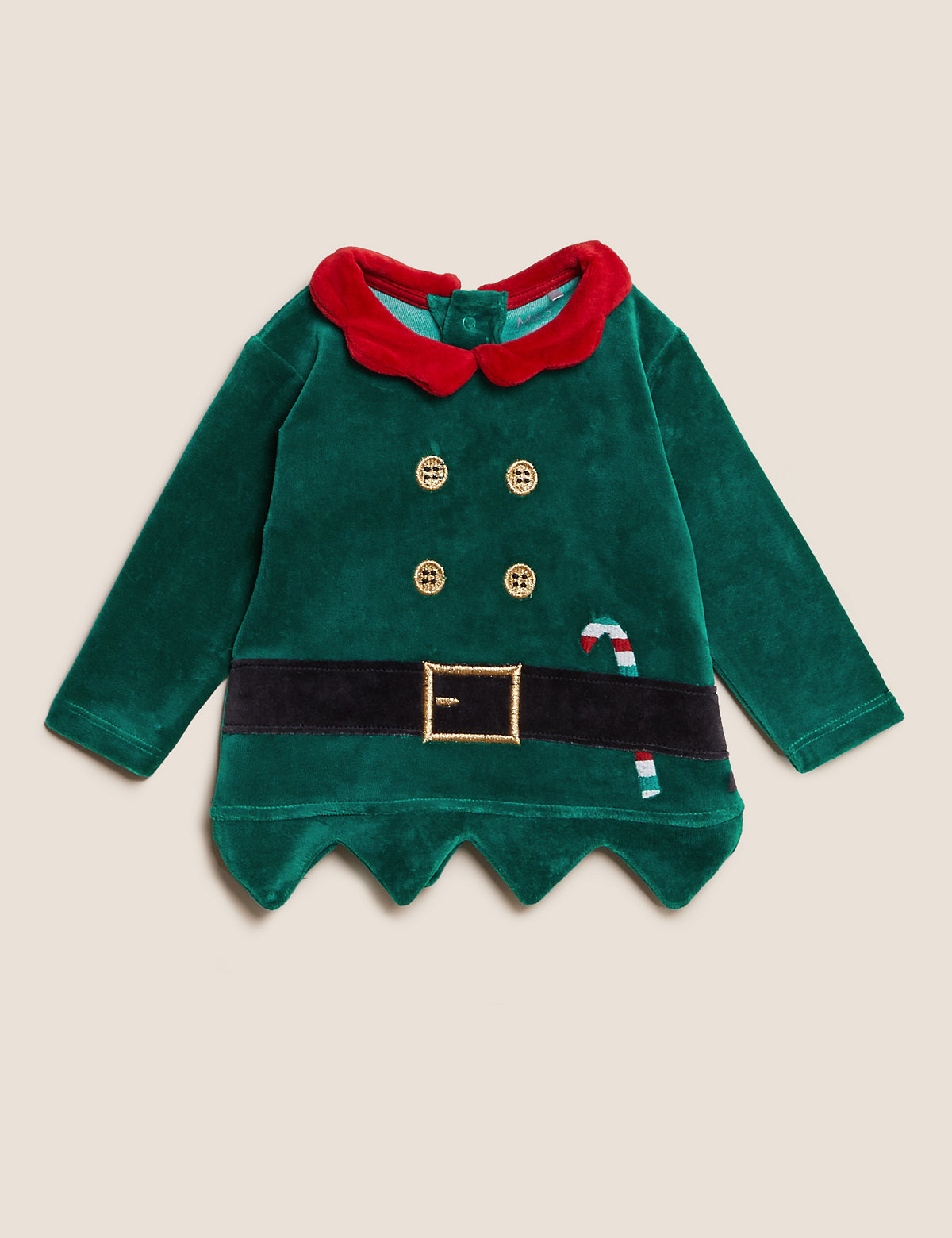 3pc Cotton Rich Christmas Elf Outfit