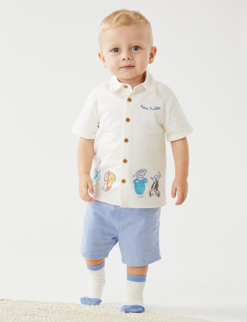 3pc Cotton Rich Peter Rabbit™ Outfit (0-3 Yrs) image 1